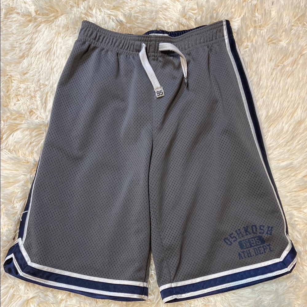 OshKosh B'gosh Gray Athletic Shorts with Drawstring Waistband